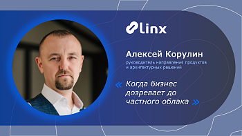 Когда бизнес дозревает до частного облака: интервью с экспертом Linx Cloud